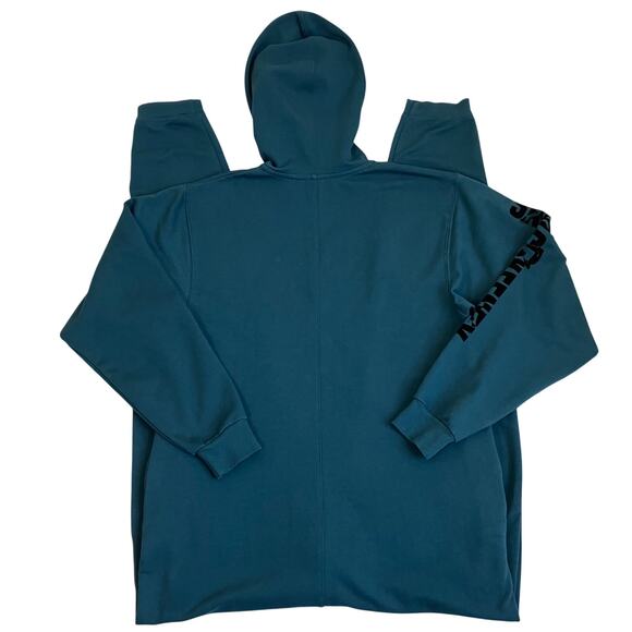 Savage X Fenty Sz S Forever Showgirl Hooded Jumpsuit in Green Light Flaw - Picture 13 of 16